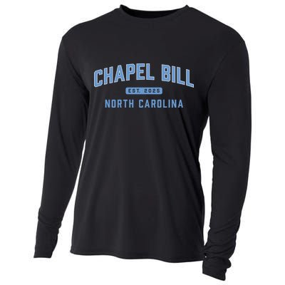Chapel Bill North Carolina Fan Merch Cooling Performance Long Sleeve Crew