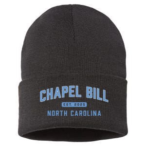 Chapel Bill North Carolina Fan Merch Sustainable Knit Beanie