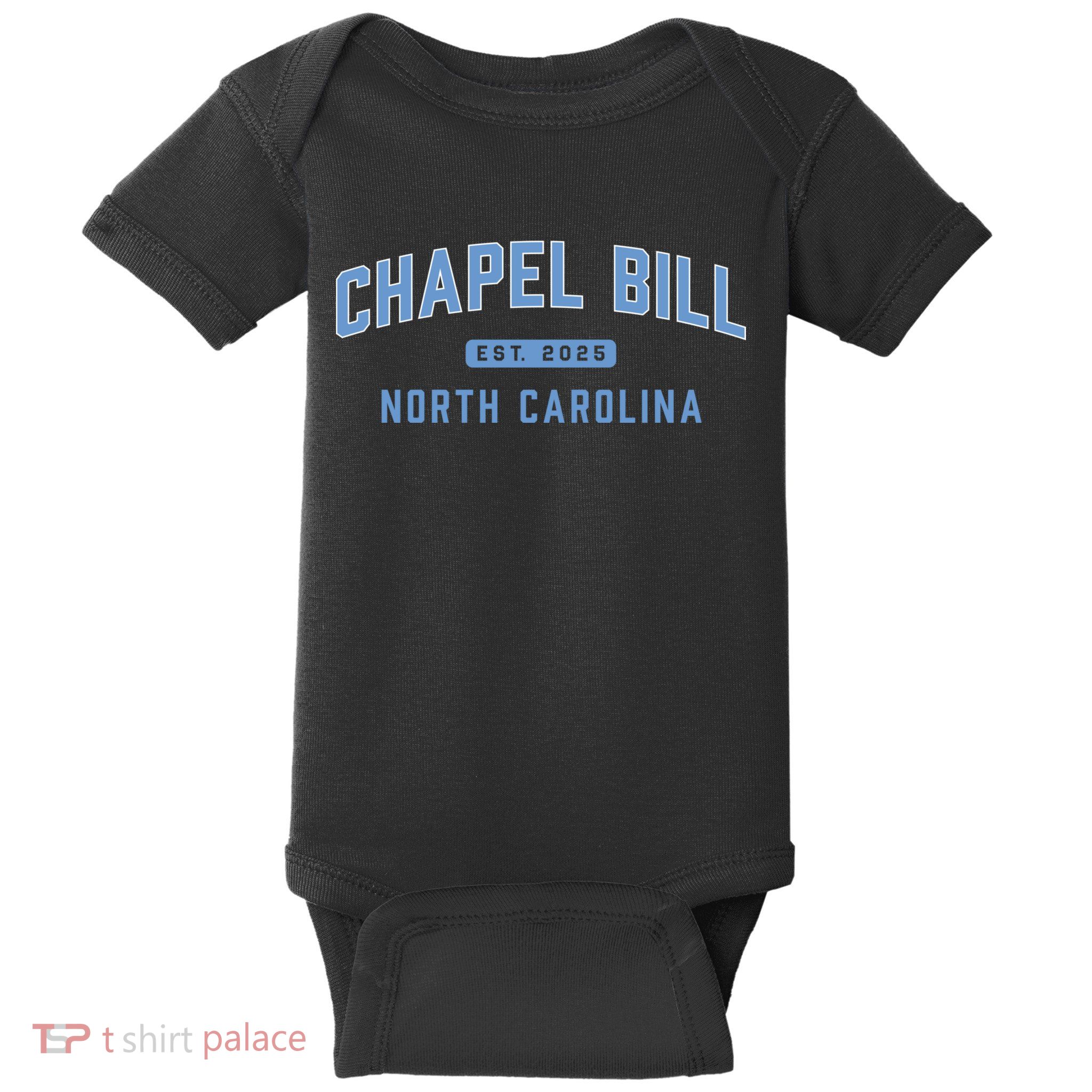Chapel Bill North Carolina Fan Merch Baby Bodysuit