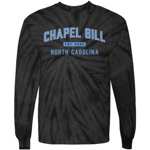 Chapel Bill North Carolina Fan Merch Tie-Dye Long Sleeve Shirt