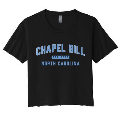 Chapel Bill North Carolina Fan Merch Crop Top