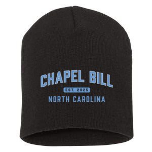 Chapel Bill North Carolina Fan Merch Short Acrylic Beanie