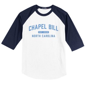 Chapel Bill North Carolina Fan Merch Baseball Sleeve Shirt