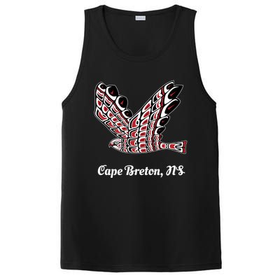 Cape Breton Ns Redtailed Hawk Native Bird Of Prey Art Gift PosiCharge Competitor Tank