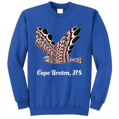 Cape Breton Ns Redtailed Hawk Native Bird Of Prey Art Gift Sweatshirt