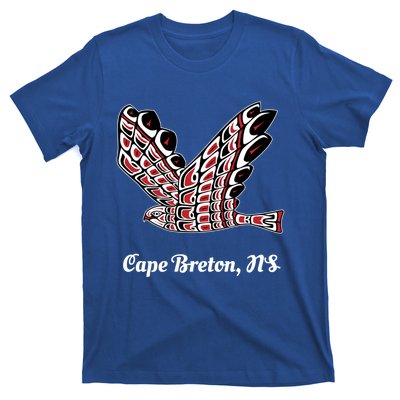 Cape Breton Ns Redtailed Hawk Native Bird Of Prey Art Gift T-Shirt