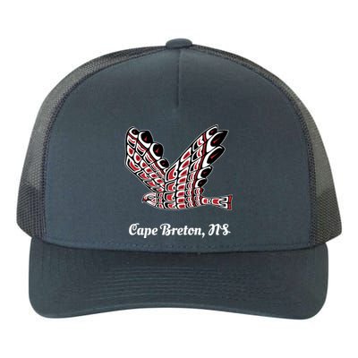 Cape Breton Ns Redtailed Hawk Native Bird Of Prey Art Gift Yupoong Adult 5-Panel Trucker Hat