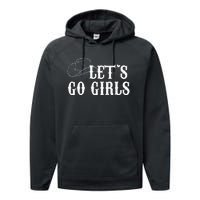 Cow Bride Nashville Bachelorette Lets Go Performance Fleece Hoodie