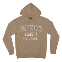 Chadwick Beach New Jersey Nj Vintage Established Hoodie