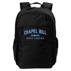 Chapel Bill North Carolina Fan Merch Daily Commute Backpack