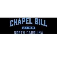 Chapel Bill North Carolina Fan Merch Bumper Sticker