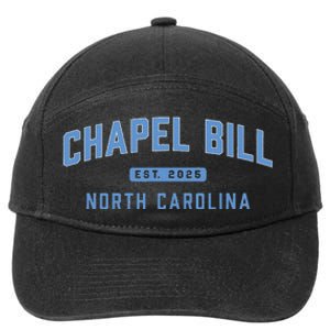 Chapel Bill North Carolina Fan Merch 7-Panel Snapback Hat