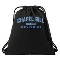 Chapel Bill North Carolina Fan Merch Drawstring Bag