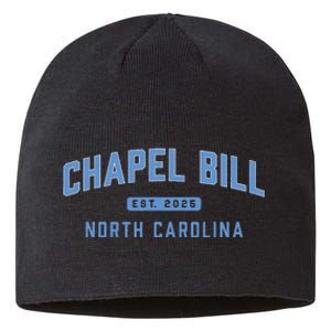 Chapel Bill North Carolina Fan Merch Sustainable Beanie