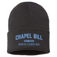 Chapel Bill North Carolina Fan Merch Sustainable Knit Beanie