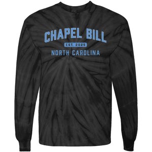 Chapel Bill North Carolina Fan Merch Tie-Dye Long Sleeve Shirt