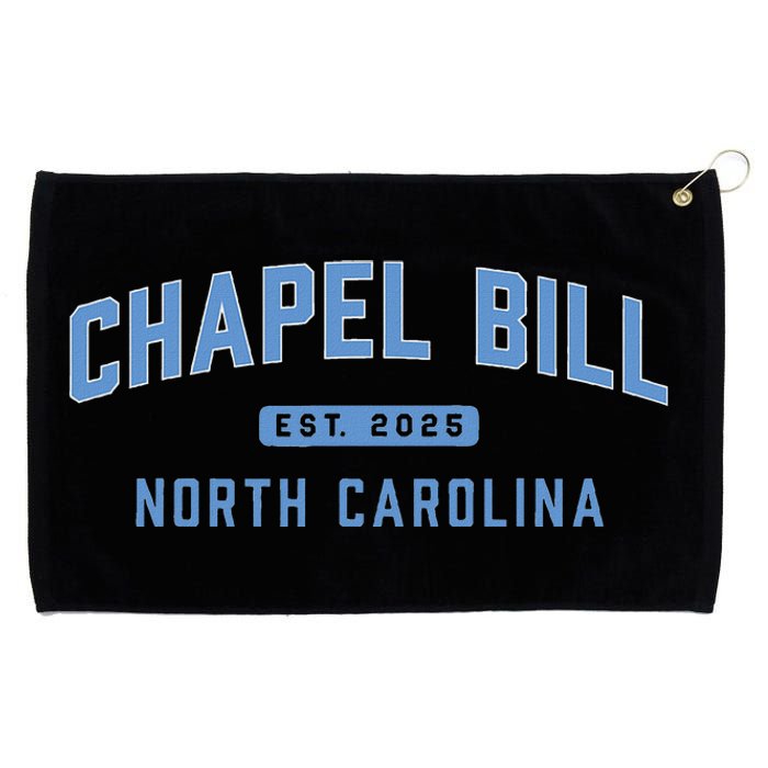 Chapel Bill North Carolina Fan Merch Grommeted Golf Towel