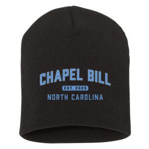 Chapel Bill North Carolina Fan Merch Short Acrylic Beanie