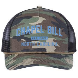 Chapel Bill North Carolina Fan Merch Retro Rope Trucker Hat Cap