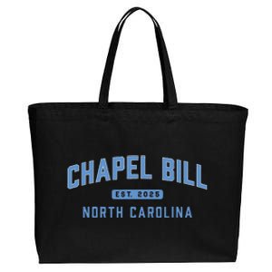 Chapel Bill North Carolina Fan Merch Cotton Canvas Jumbo Tote