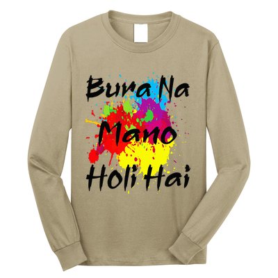 Cool Bura Na Mano Holi Hai Happy Holi Festival Long Sleeve Shirt