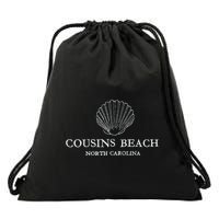 Cousins Beach North Carolina Drawstring Bag