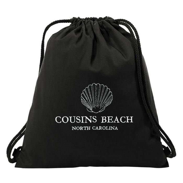 Cousins Beach North Carolina Drawstring Bag