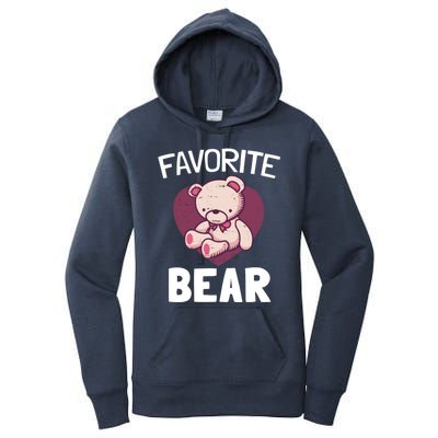 Cute Bear Nickname Heart In Love Gift For Lovers Gift Women's Pullover Hoodie