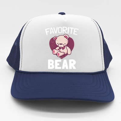 Cute Bear Nickname Heart In Love Gift For Lovers Gift Trucker Hat