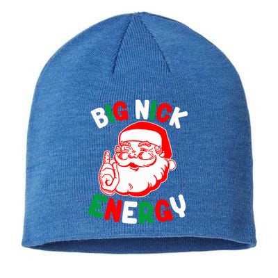 Christmas Big Nick Energy Funny Xmas Humor Santa Joke Gift Sustainable Beanie