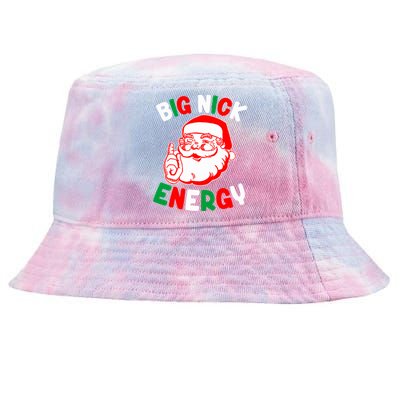 Christmas Big Nick Energy Funny Xmas Humor Santa Joke Gift Tie-Dyed Bucket Hat