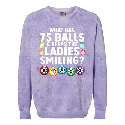 Cool Bingo Novelty Bingo Lover Bingo Player Colorblast Crewneck Sweatshirt