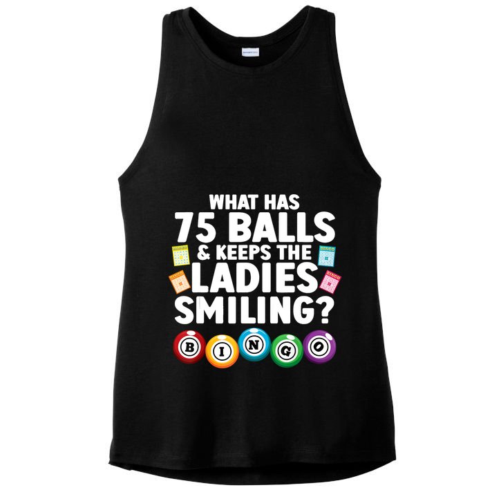 Cool Bingo Novelty Bingo Lover Bingo Player Ladies PosiCharge Tri-Blend Wicking Tank