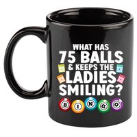 Cool Bingo Novelty Bingo Lover Bingo Player 11oz C Handle Ceramic Mug