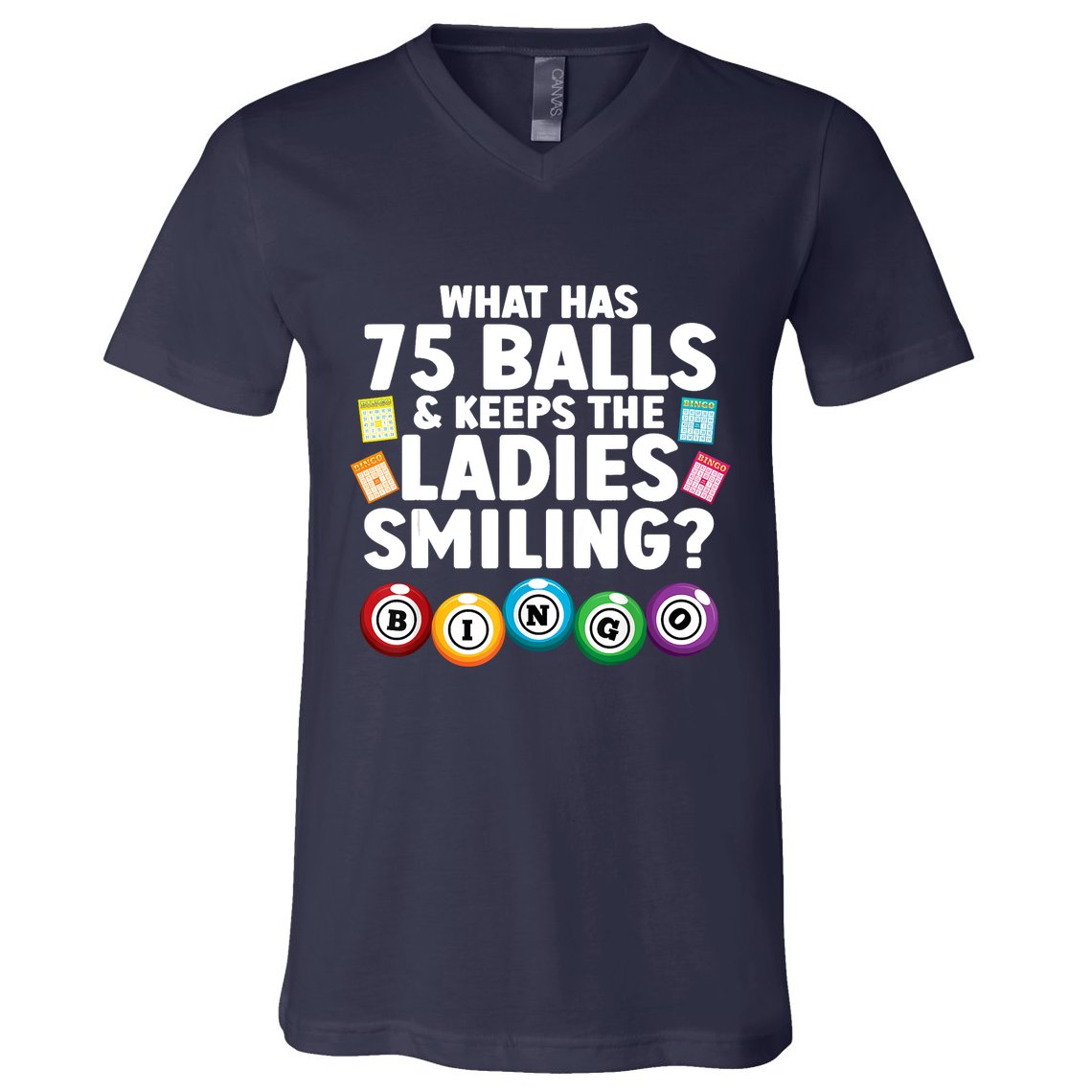 Cool Bingo Novelty Bingo Lover Bingo Player V-Neck T-Shirt