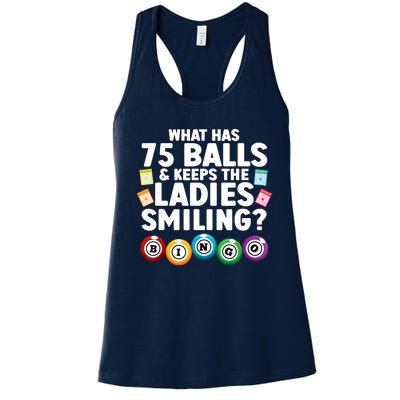 Cool Bingo Novelty Bingo Lover Bingo Player Women's Racerback Tank