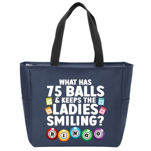 Cool Bingo Novelty Bingo Lover Bingo Player Zip Tote Bag