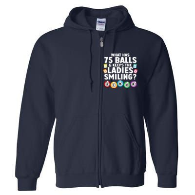 Cool Bingo Novelty Bingo Lover Bingo Player Full Zip Hoodie