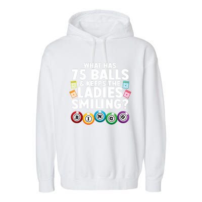 Cool Bingo Novelty Bingo Lover Bingo Player Garment-Dyed Fleece Hoodie