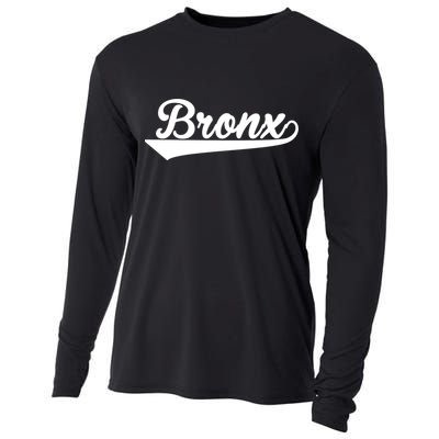 Classic Bronx New York Gift Cooling Performance Long Sleeve Crew
