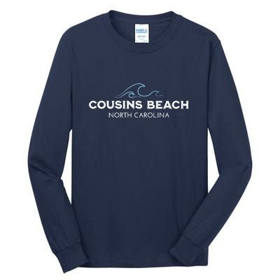 Cousins Beach North Carolina Cousin Beach Tall Long Sleeve T-Shirt