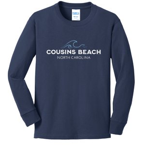 Cousins Beach North Carolina Cousin Beach Kids Long Sleeve Shirt