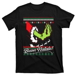 Christmas Buon Natale Italian Family Italy Pride Xmas Ugly T-Shirt