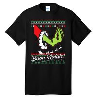 Christmas Buon Natale Italian Family Italy Pride Xmas Ugly Tall T-Shirt