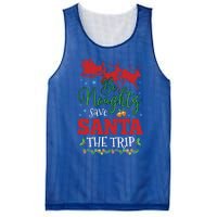 Christmas Be Naughty Save Santa The Trip Cool Gift Mesh Reversible Basketball Jersey Tank