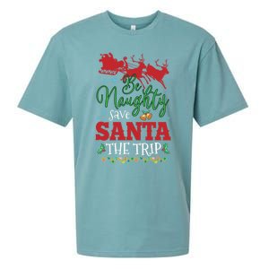 Christmas Be Naughty Save Santa The Trip Cool Gift Sueded Cloud Jersey T-Shirt