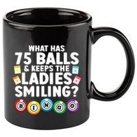 Cool Bingo Novelty Bingo Lover Bingo Player 11oz C Handle Ceramic Mug