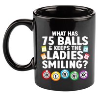 Cool Bingo Novelty Bingo Lover Bingo Player 11oz C Handle Ceramic Mug