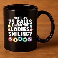 Cool Bingo Novelty Bingo Lover Bingo Player 11oz C Handle Ceramic Mug