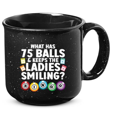 Cool Bingo Novelty Bingo Lover Bingo Player 15oz Campfire Ceramic Mug